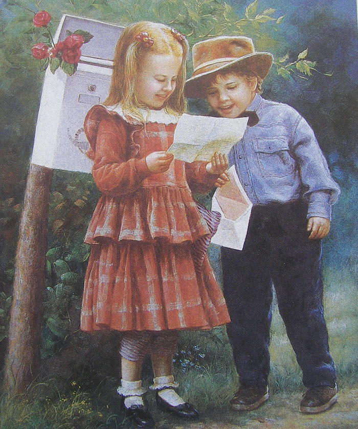 兒童油畫