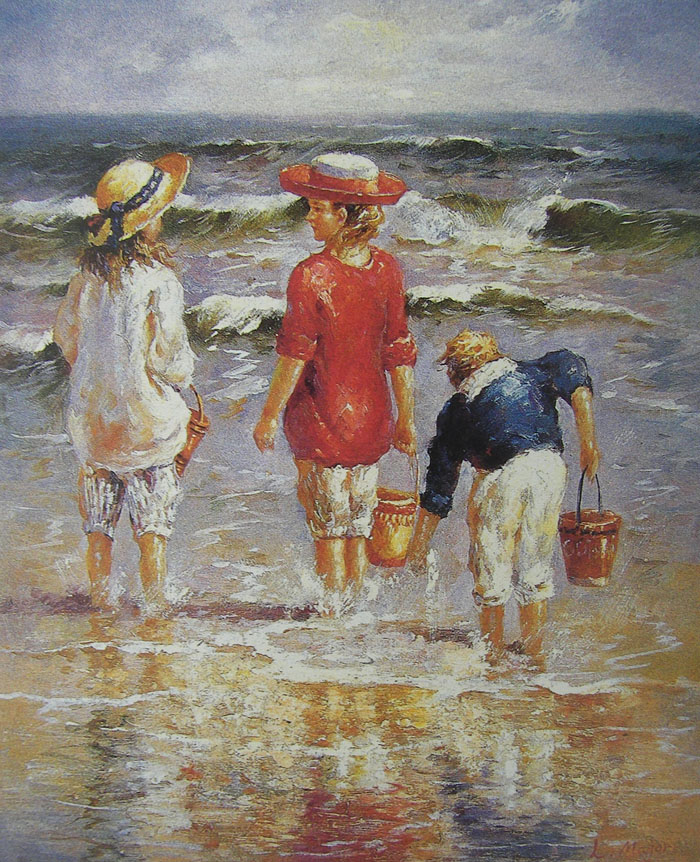 oil paintings Kinder