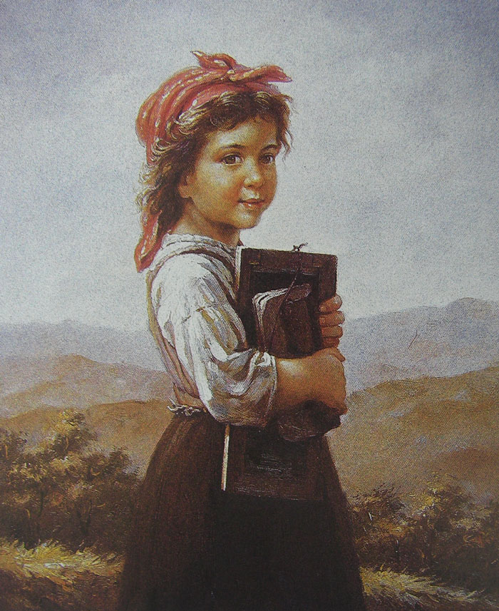 兒童油畫