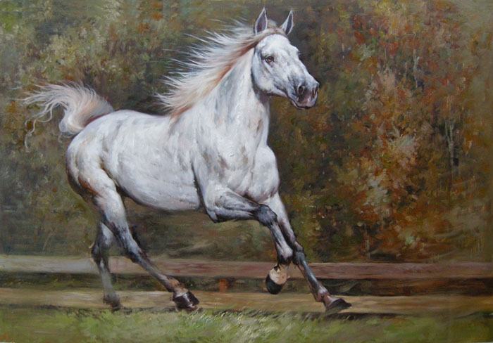 Obibi Horse Oil Painting