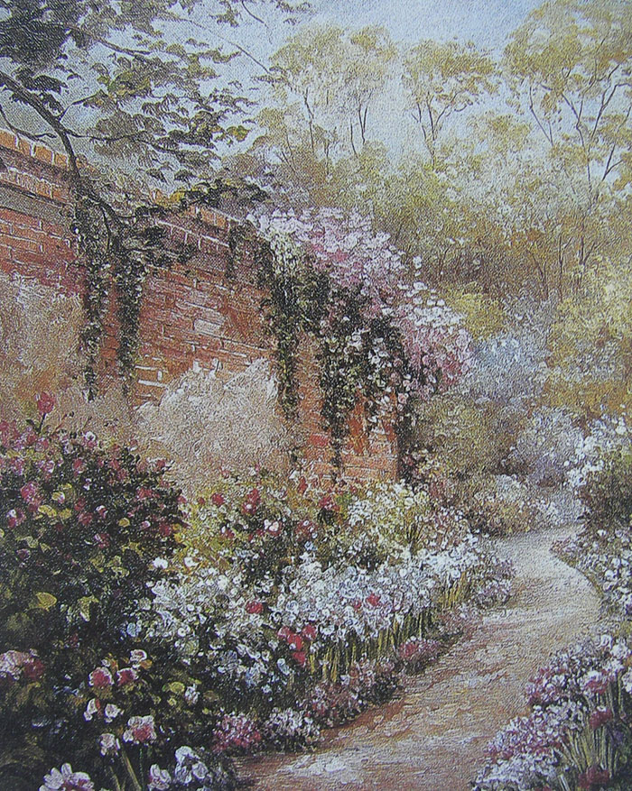 OEEA 花园风景油画