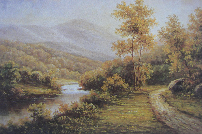 景観の油絵