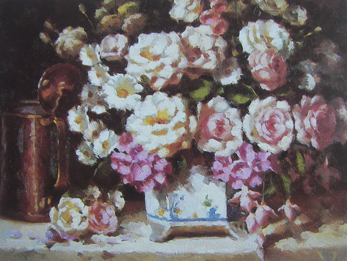 flower paintings,oil paintings flowers