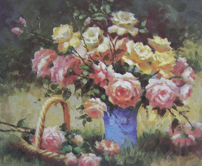OEEA 花卉油画