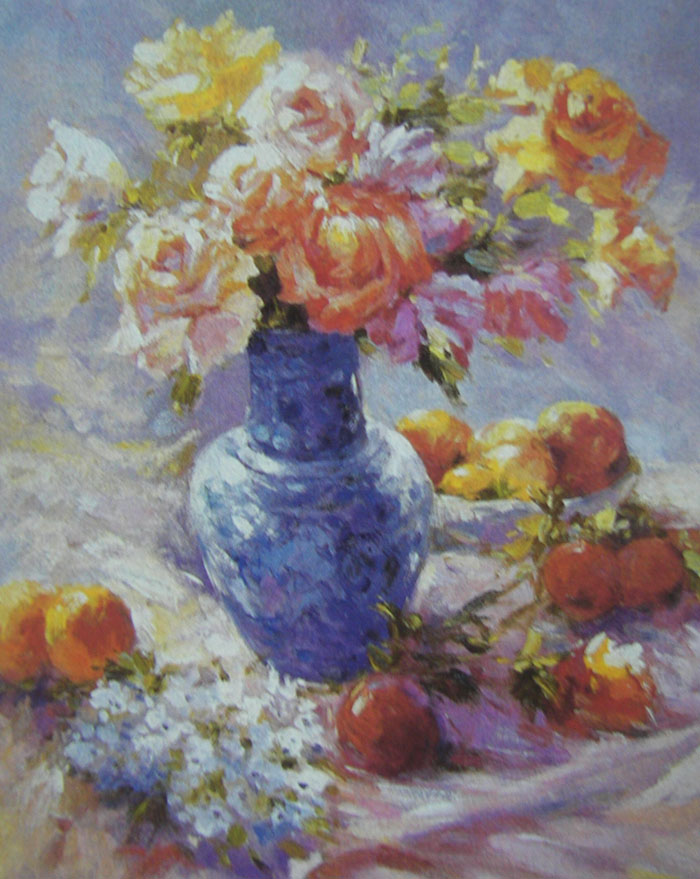 OEEA Flower Oil Painting