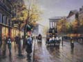 OEEA Paris street oil painting
