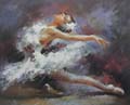 ballet oil paintings,oil painting reproduction
